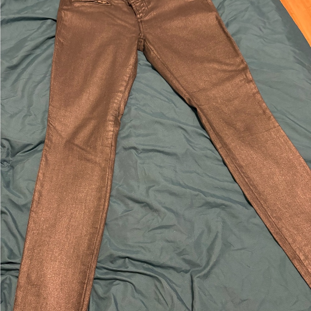 Guess Los Angeles Special Edition Silver Grey Designer Denim Pants - Picture 9 of 10